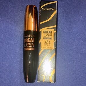 Vivid Veu Great Lash 24 hour Waterproof Mascara - Black new in box